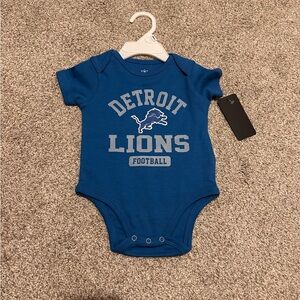 NFL Detroit Lions Royal Blue Baby Bodysuit